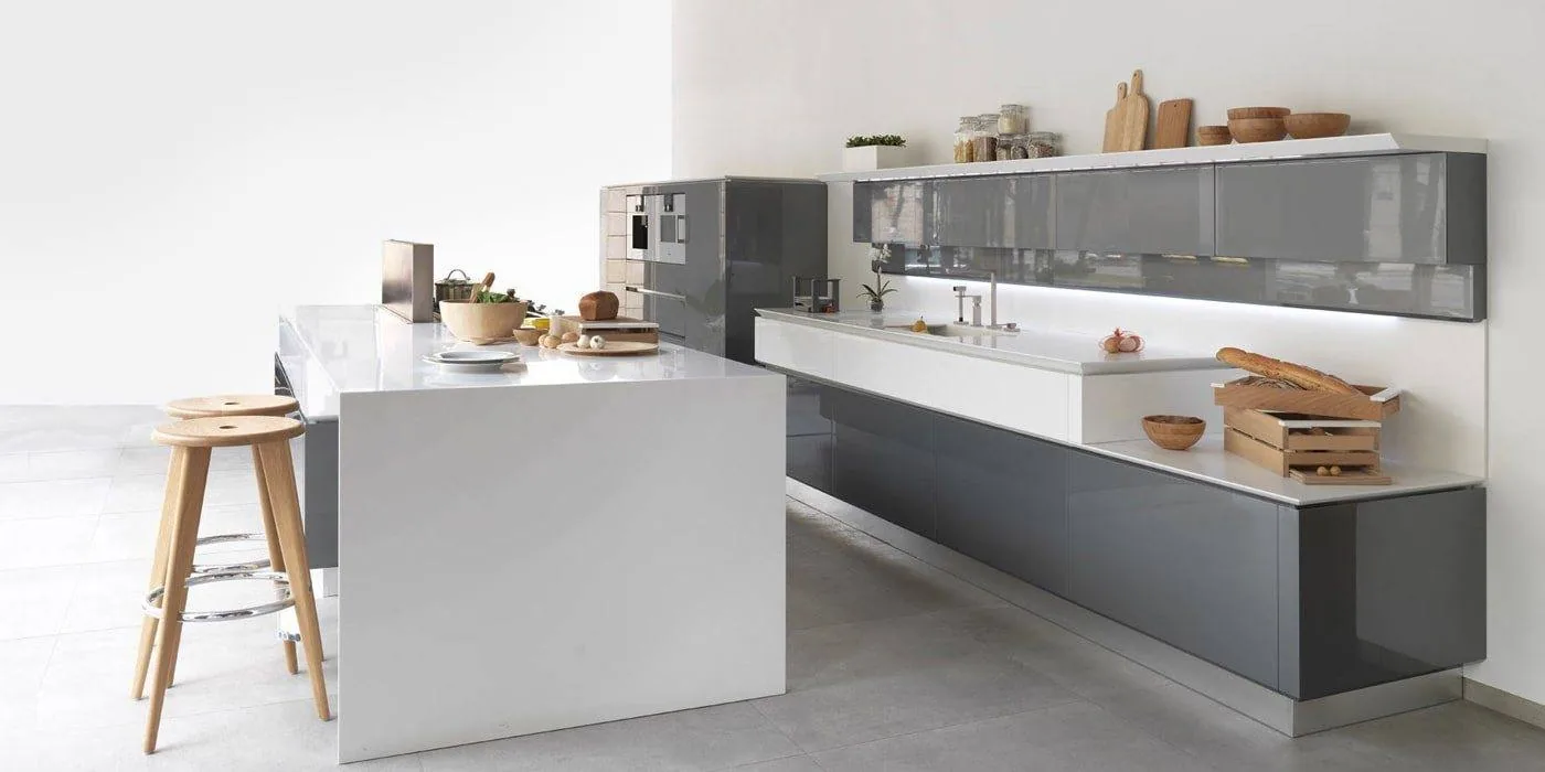 Silver kitchen