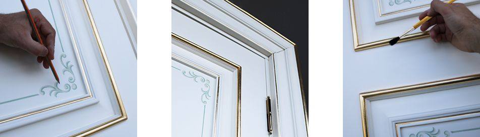 Classic doors model 4 detail