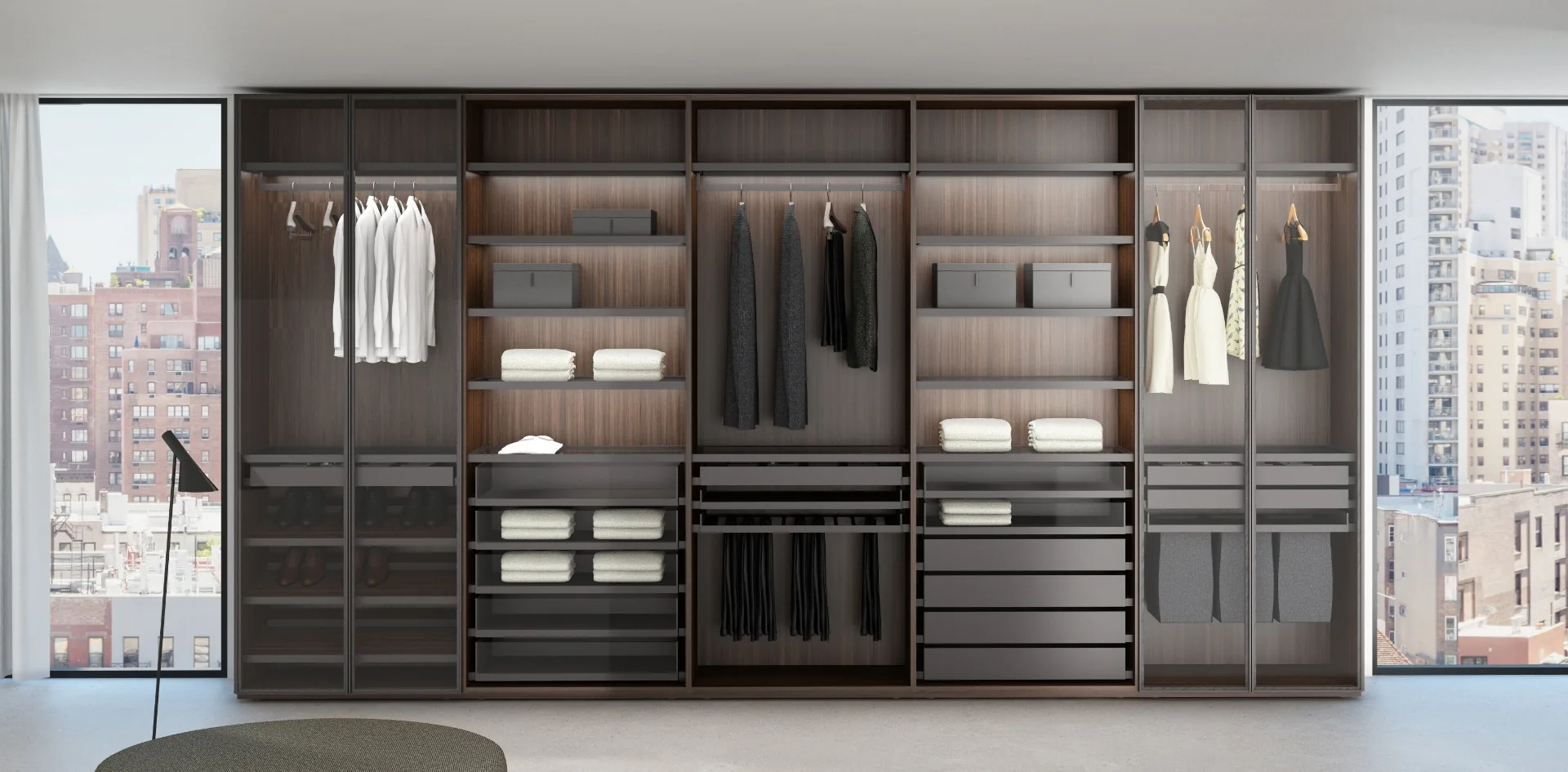 Wardrobe interior systems